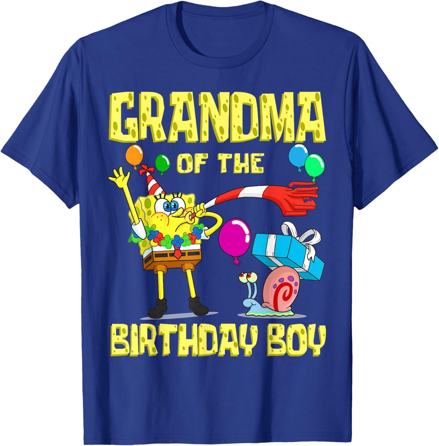 SpongeBob Grandma of the Birthday Boy T-Shirt Fun Party Apparel - 20