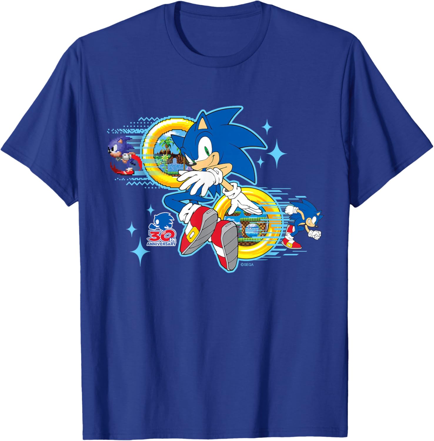 Sonic the Hedgehog 30th Anniversary Short Sleeve Tee for Fans - 17