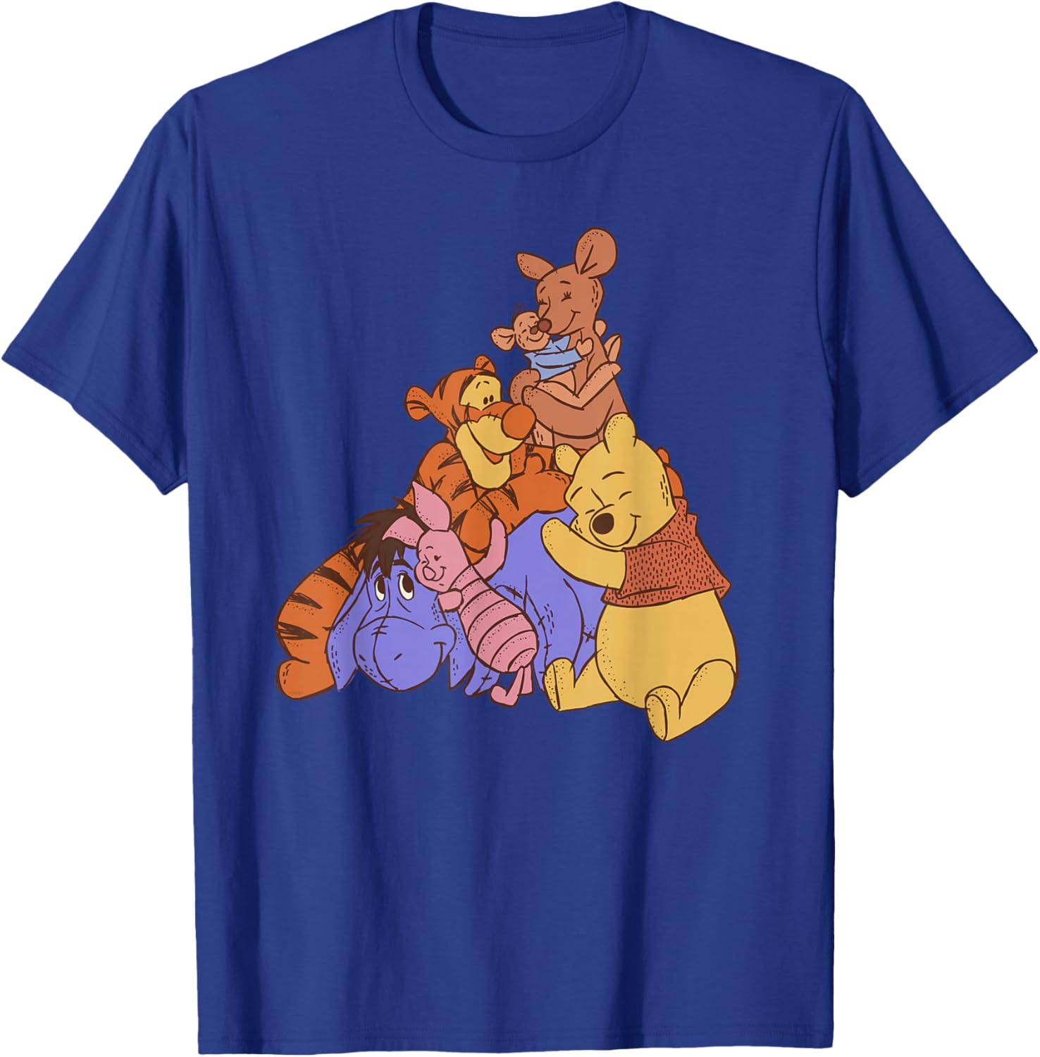 Disney Winnie the Pooh Kanga Roo Group Hug T-Shirt for Kids and Adults - 9