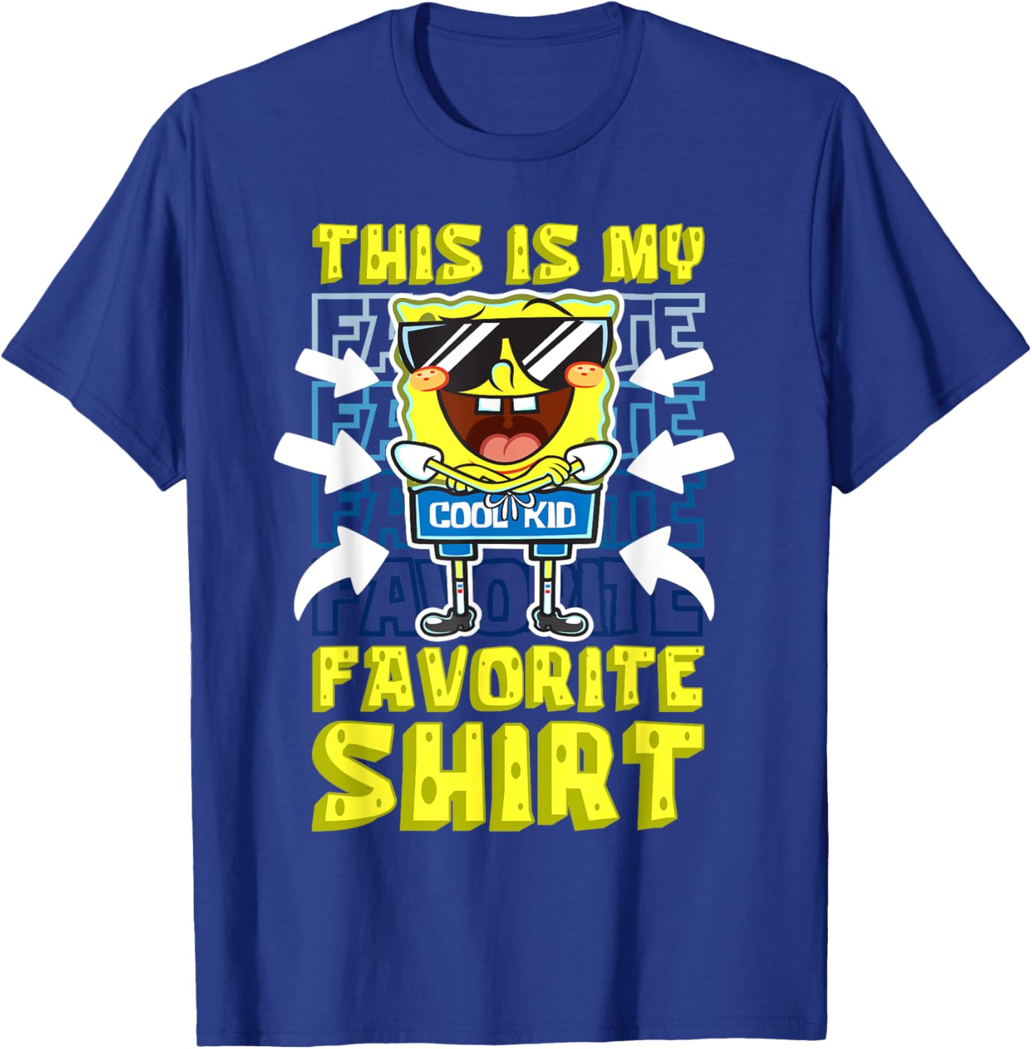 Mademark x SpongeBob SquarePants Cool Kid T-Shirt for Trendy Kids - 6