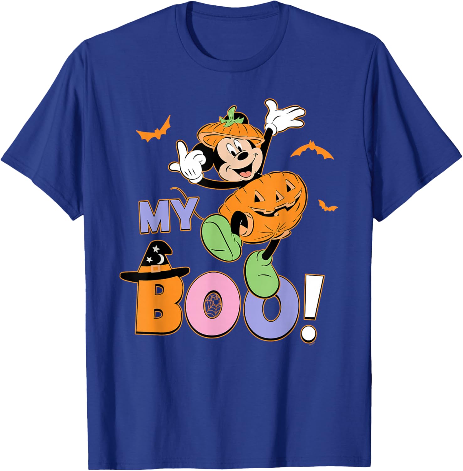 Disney Mickey Mouse My Boo Couples Halloween T-Shirt for Fun Halloween Style - 14