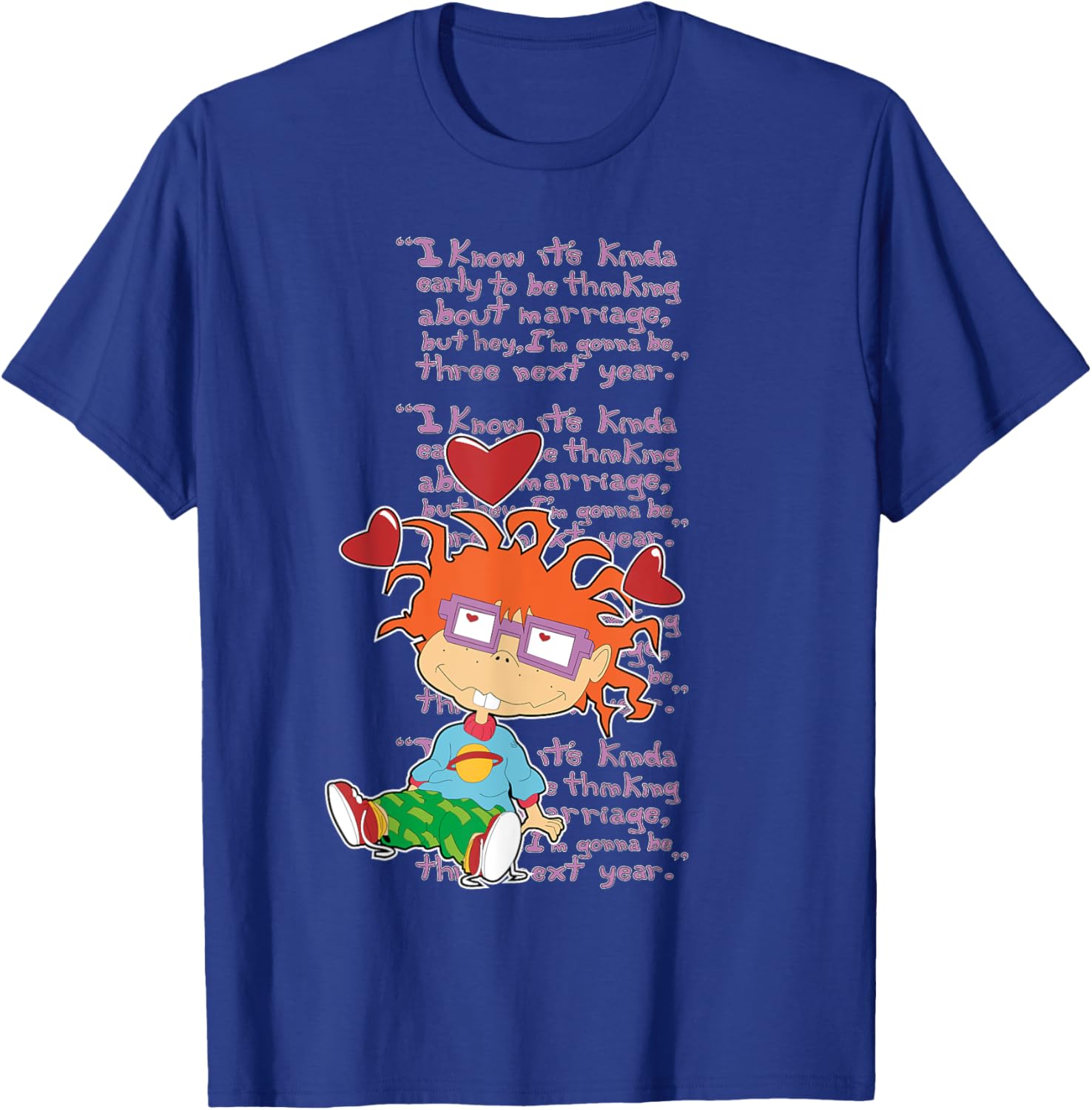 Mademark x Rugrats Chuckie T-Shirt I Know Its Kinda Early to Be Thinking - 5