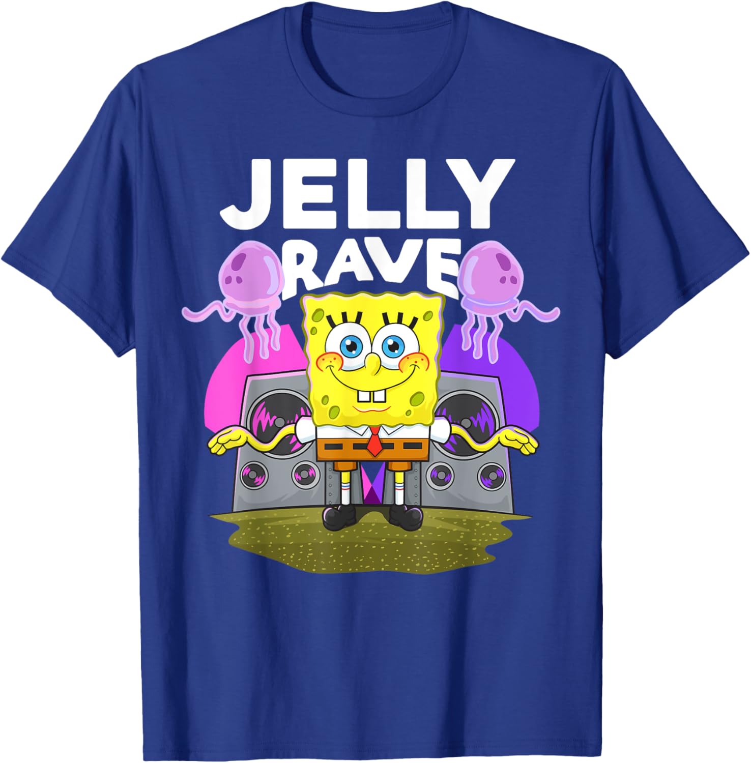 Mademark x SpongeBob SquarePants Jelly Jam Rave T-Shirt for Fun Lovers - 20