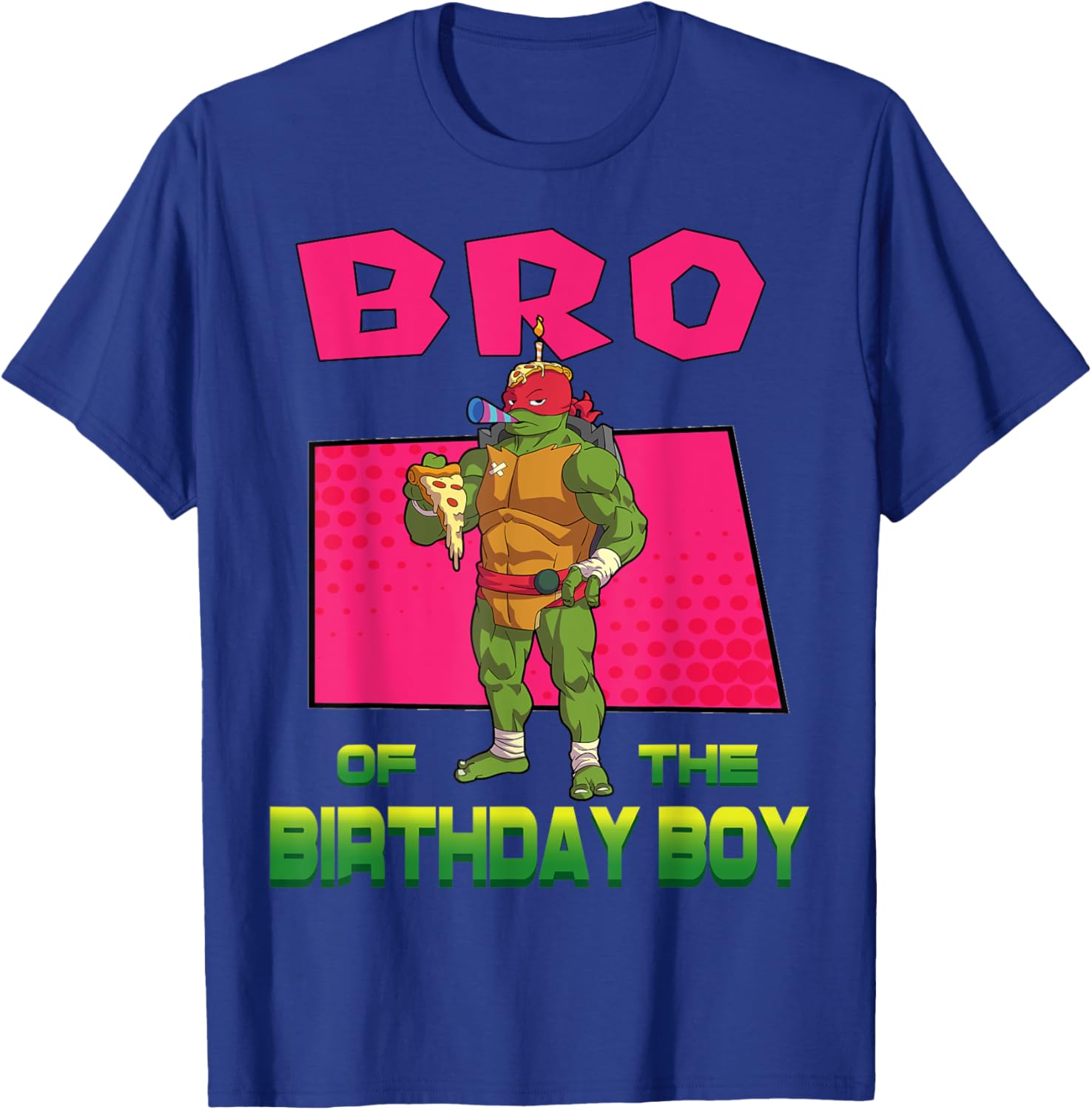 Mademark Teenage Mutant Ninja Turtles Raphael Pizza Party T-Shirt for Kids - 25