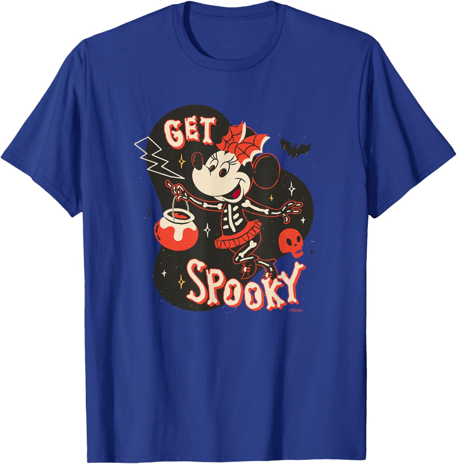 Disney Minnie Mouse Skeleton T-Shirt for Spooky Halloween Fun - 6