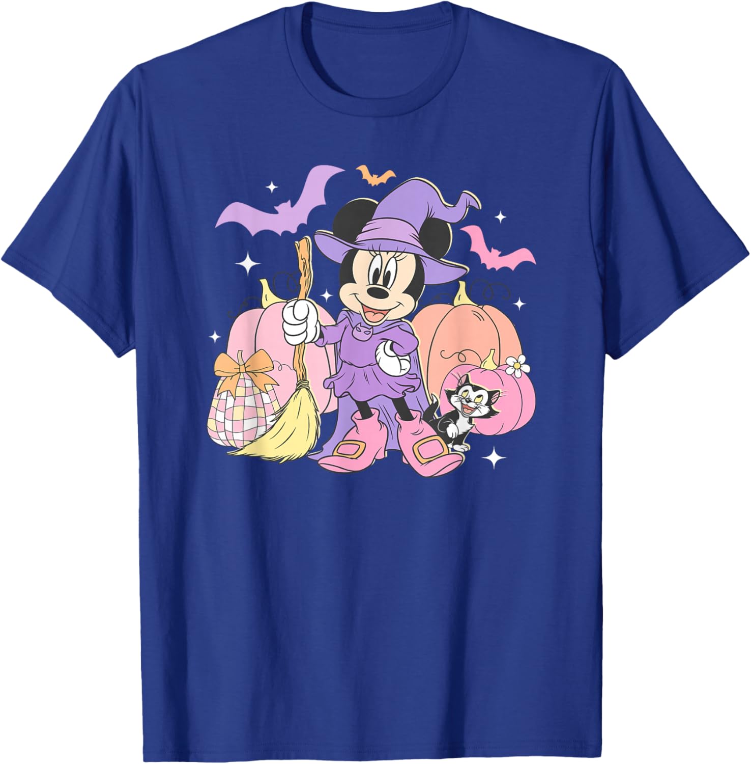 Cute Minnie Mouse Halloween Witch T-Shirt for Kids in Purple Design - 5