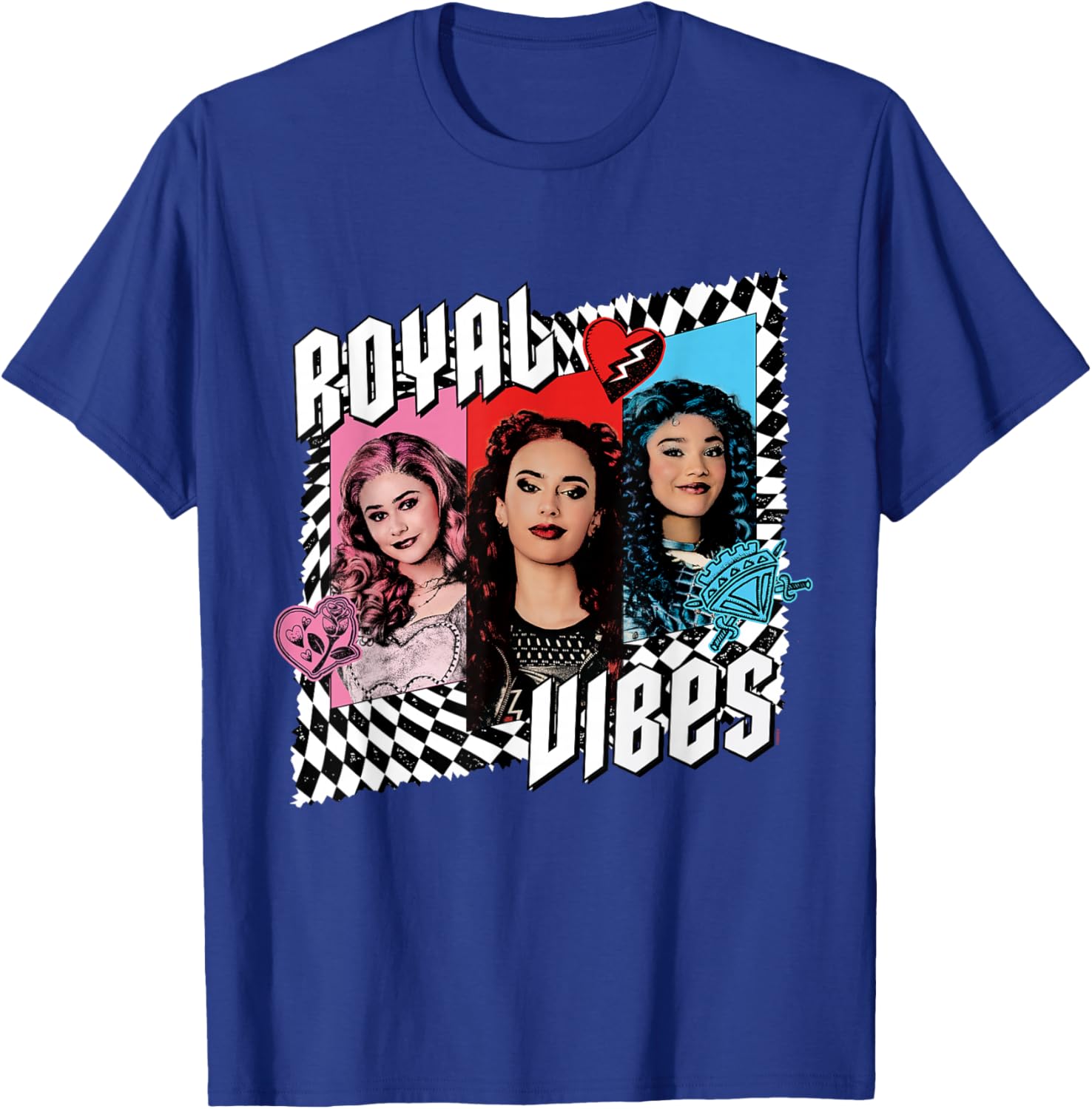 Disney Descendants 4 Trio Royal Vibes T-Shirt for Kids and Teens - 13