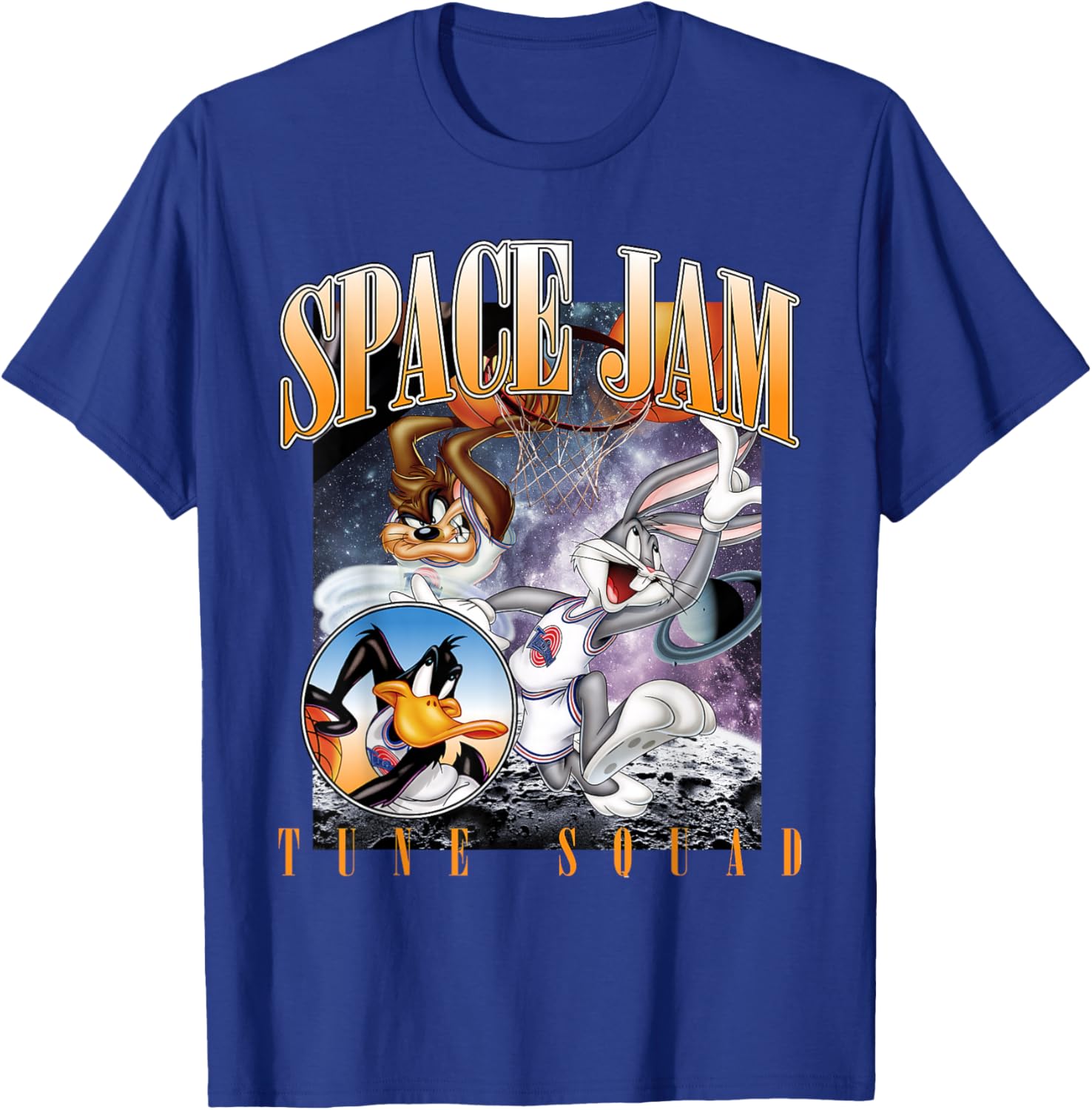 Vintage Space Jam Tune Squad T-Shirt for Fans of Classic Basketball Style - 9