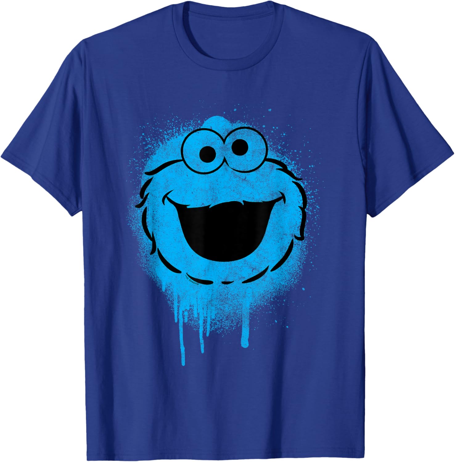 Sesame Street Cookie Monster Graffiti T-Shirt for Fun and Style - 1