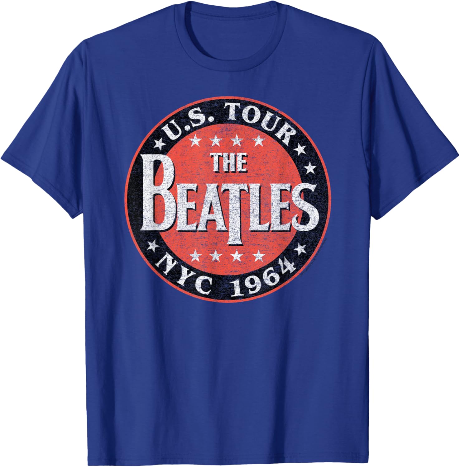 Beatles NYC 1964 Short Sleeve T-Shirt for Fans of Classic Rock Fashion - 9