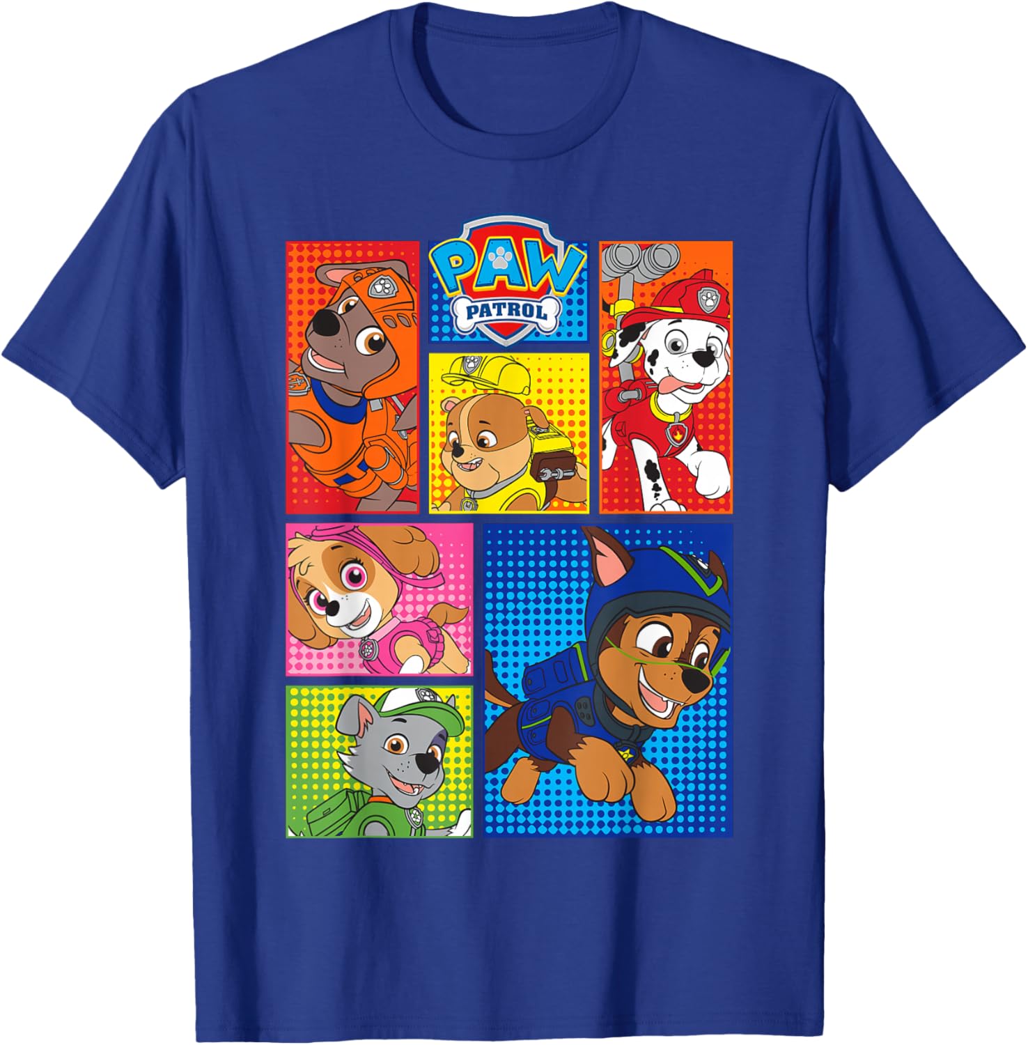 Adorable Paw Patrol Pup Shapes T-Shirt for Kids - Fun and Stylish Apparel - 1