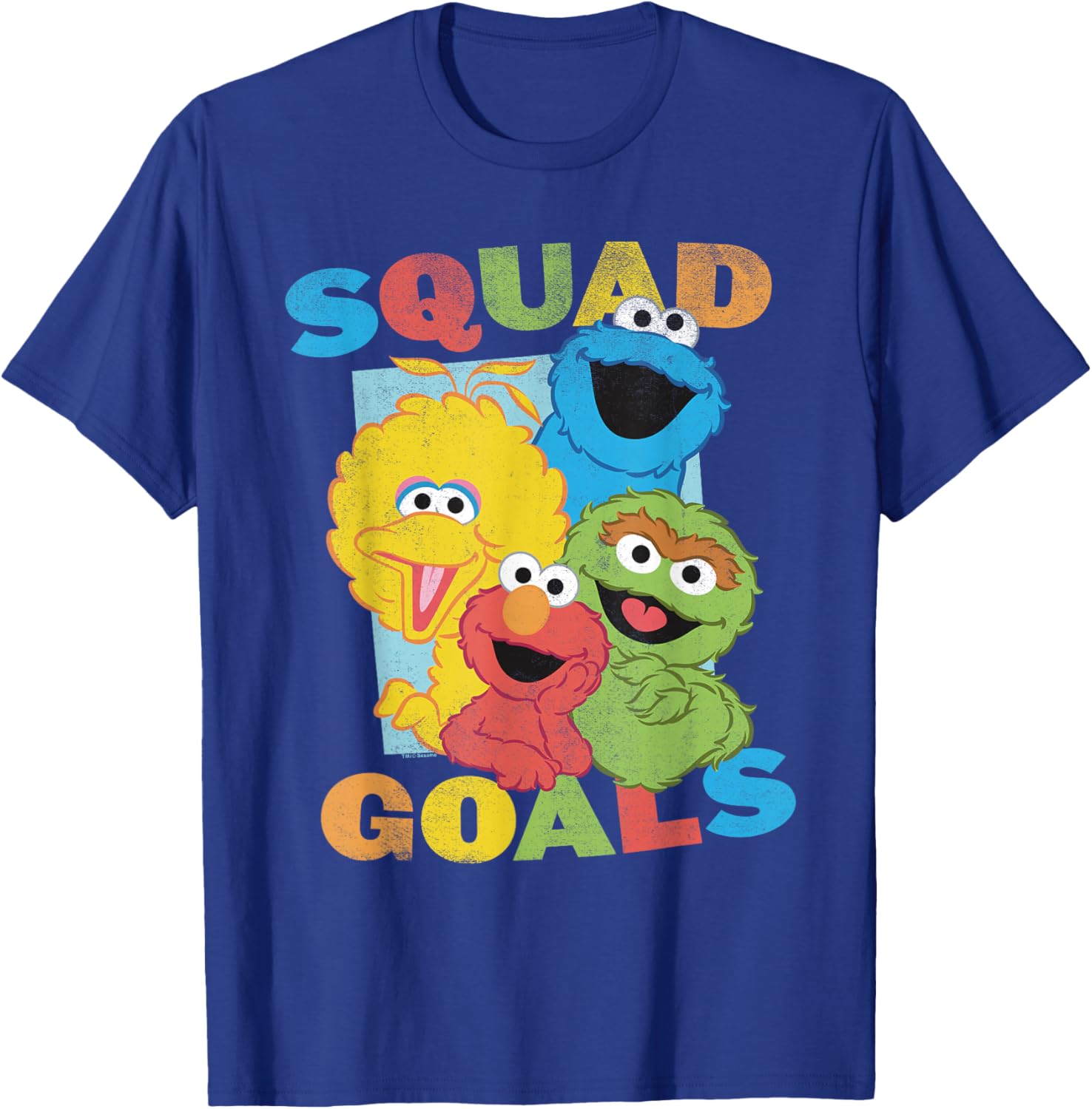Sesame Street Squad Goals T-Shirt for Fun and Friendship Apparel - 8