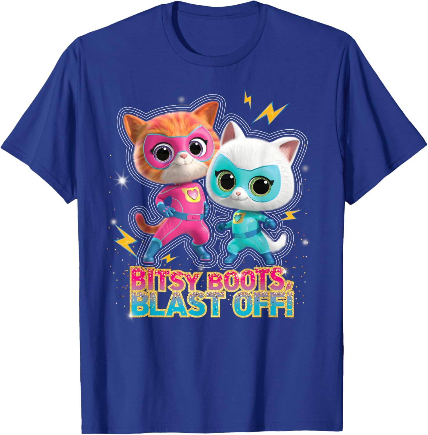 Disney Junior SuperKitties Ginny and Bitsy Blast Off T-Shirt for Kids - 1