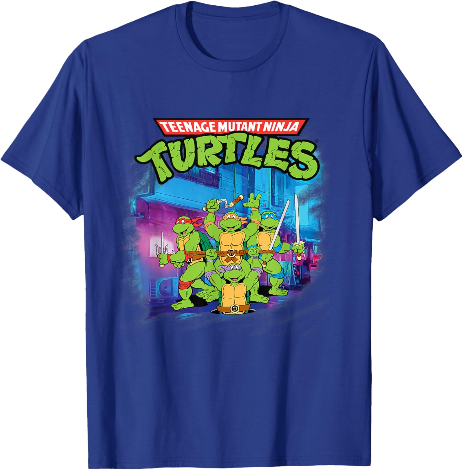 Mademark TMNT Classic Team T-Shirt for Fans of Teenage Mutant Ninja Turtles - 10
