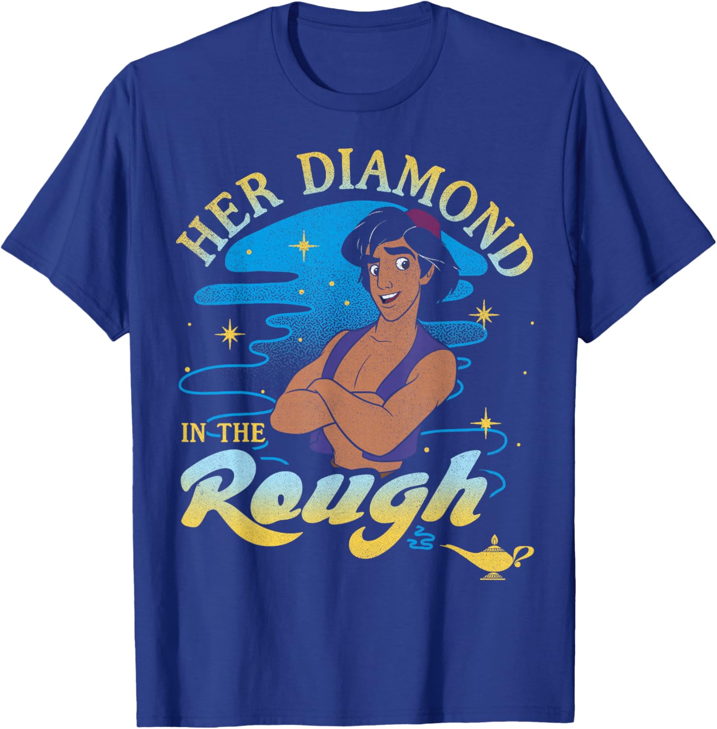 Disney Aladdin Diamond In The Rough Portrait T-Shirt for Fans - 2