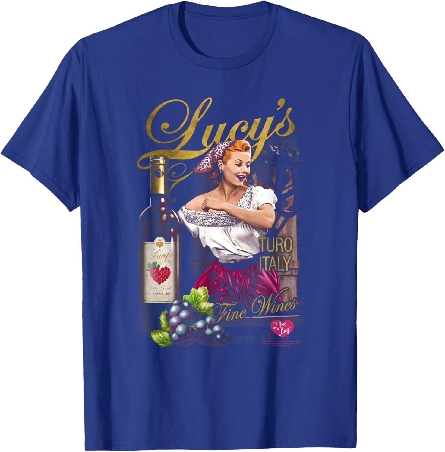 I Love Lucy Bitter Grapes T-Shirt - Vintage TV Comedy Apparel for Fans - 4
