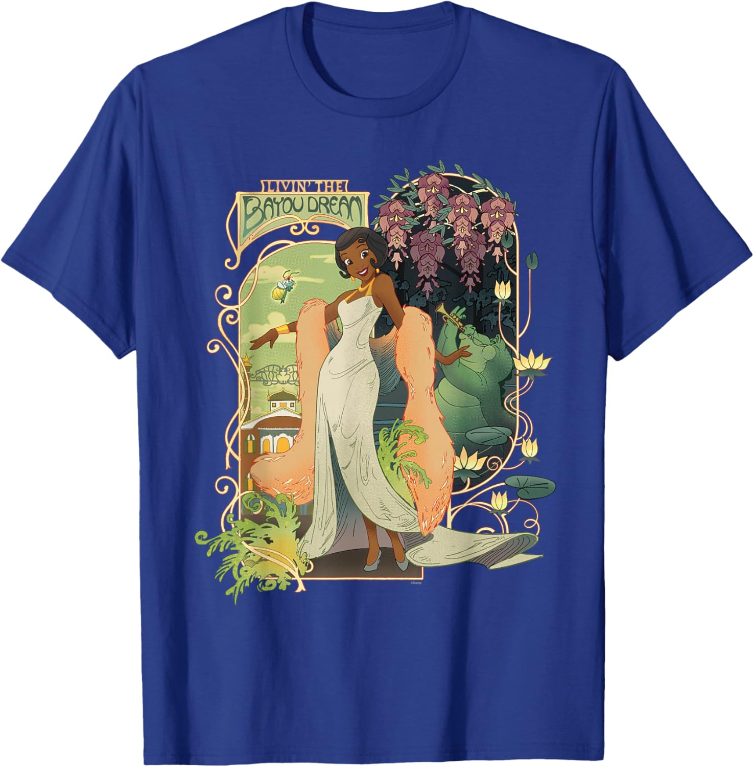 Disney Princess Tiana Livin' the Bayou Dream T-Shirt for Kids and Adults - 5