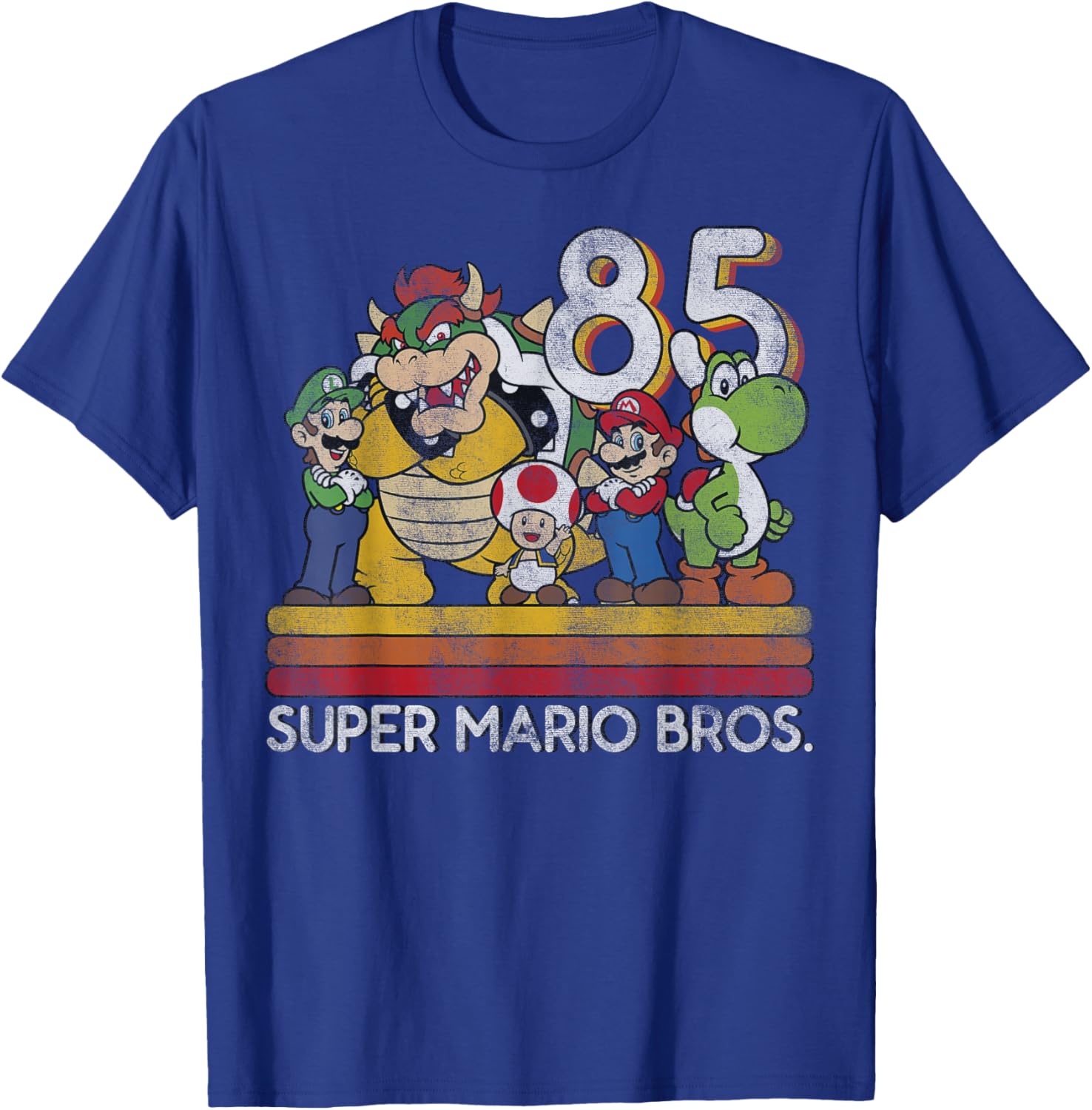 Nintendo Super Mario Retro Character T-Shirt for Gaming Fans - 1