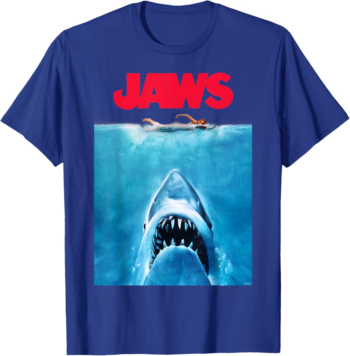 Jaws Oversize Poster T-Shirt for Movie Lovers - Stylish and Comfortable Apparel - 10