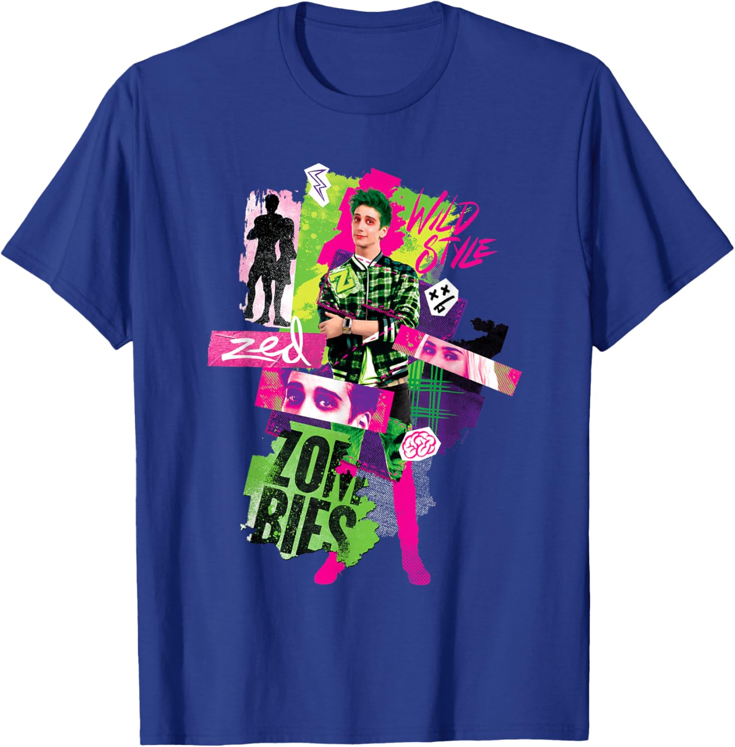 Disney Zombies 3 Zed Wild Style T-Shirt Perfect for Young Fans - 13