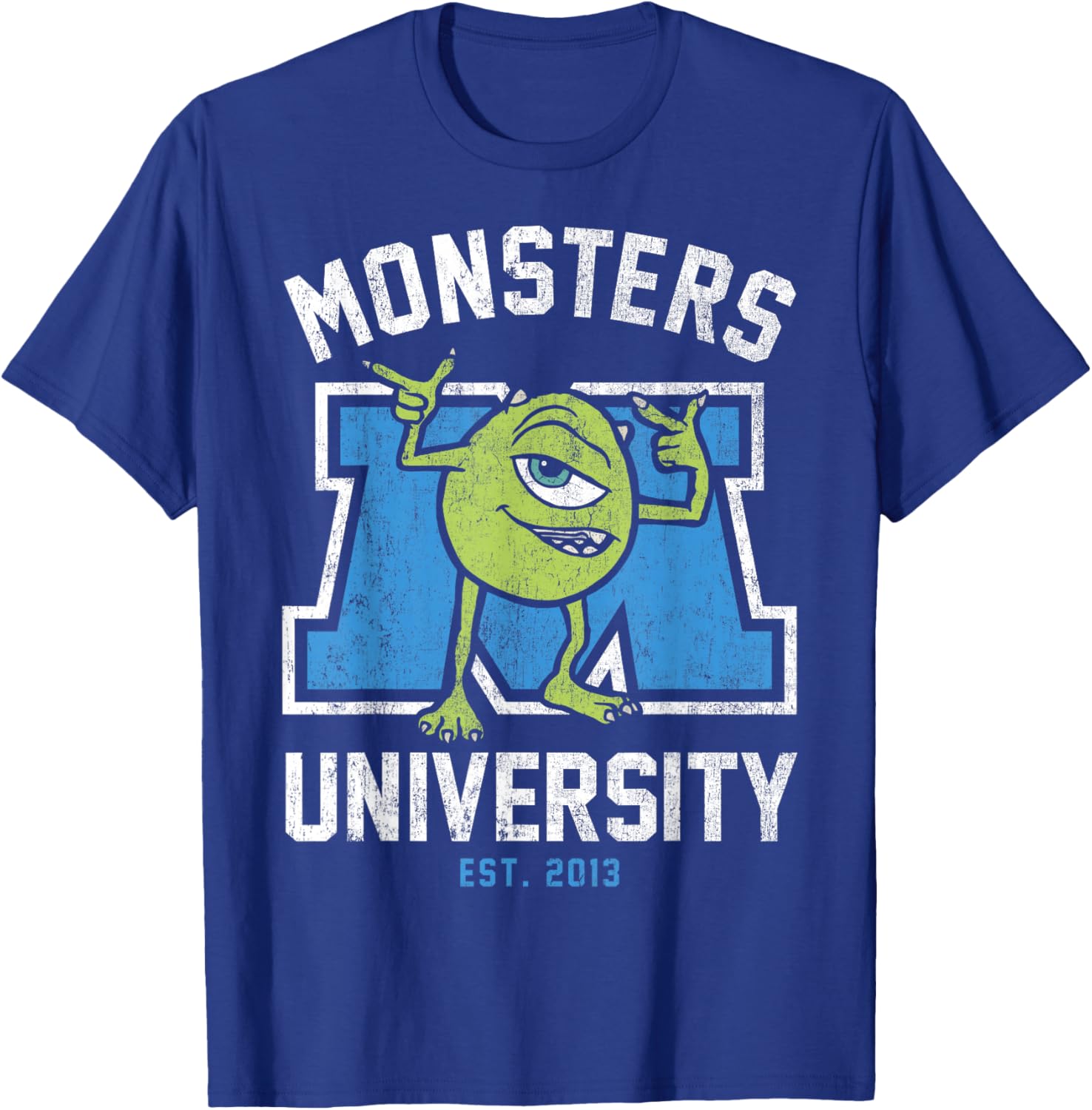 Disney Pixar Monsters University Mike Logo T-Shirt for Fans and Students - 2