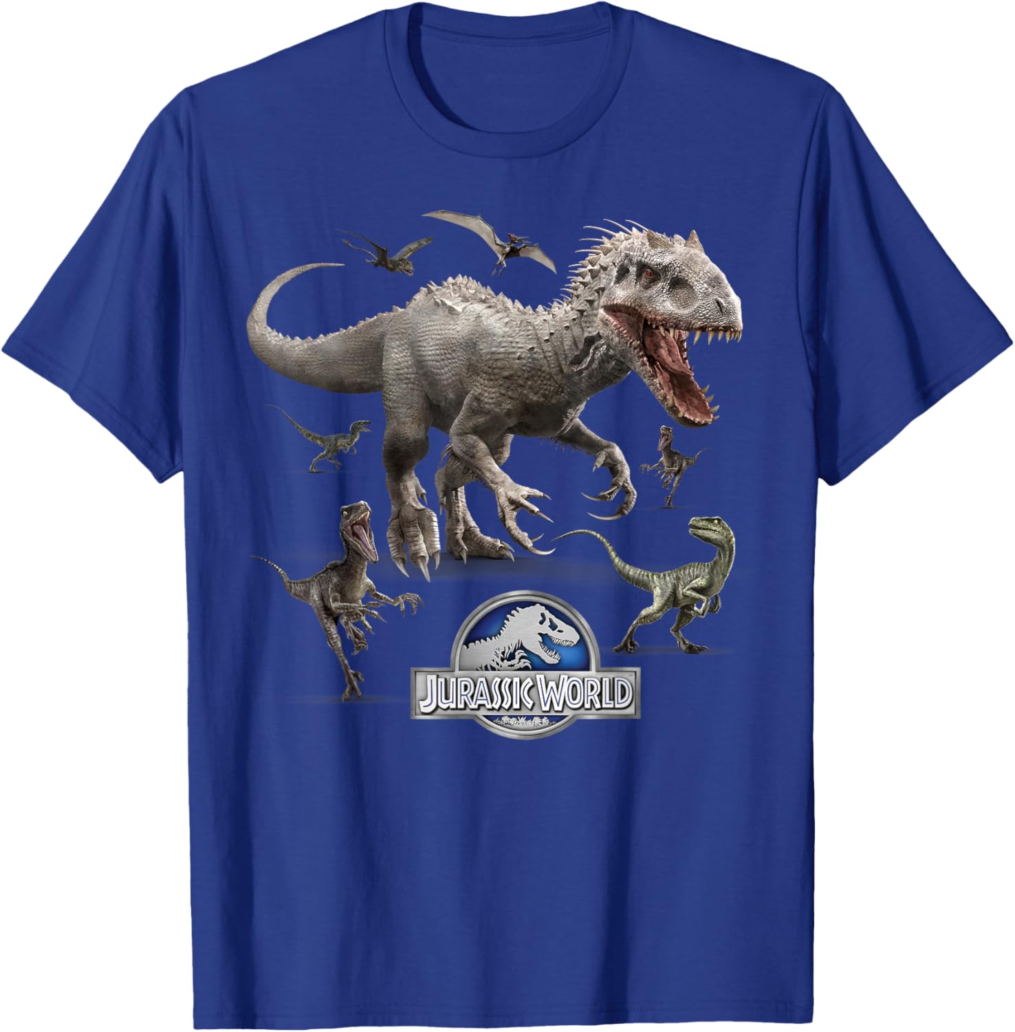 Jurassic World Indominus Rex Raptor Run T-Shirt for Dino Fans - 2