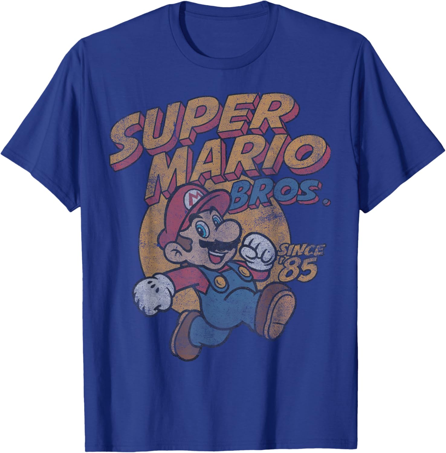 Super Mario Bros Since 85 Vintage Poster T-Shirt for Gaming Fans - 11