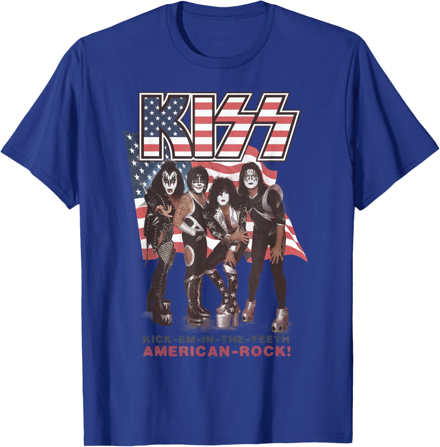 KISS Kick Em In The Teeth Graphic T-Shirt for Bold Style and Comfort - 10