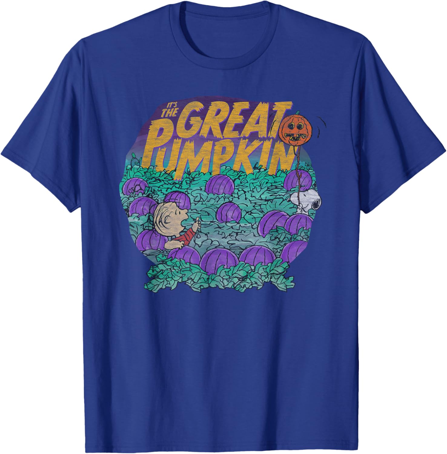 Peanuts Halloween Linus and Snoopy Great Pumpkin T-Shirt for All Ages - 4