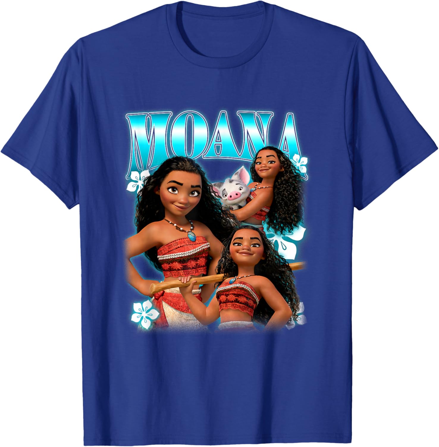 Disney Moana Pua and Moana Collage T-Shirt for Kids and Fans - 8