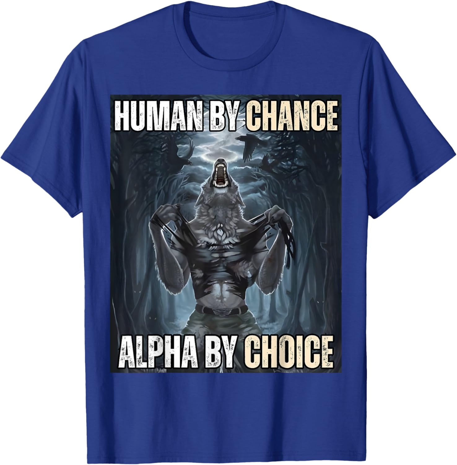 Funny Alpha Wolf Meme T-Shirt for Cool and Unique Style Fans - 2
