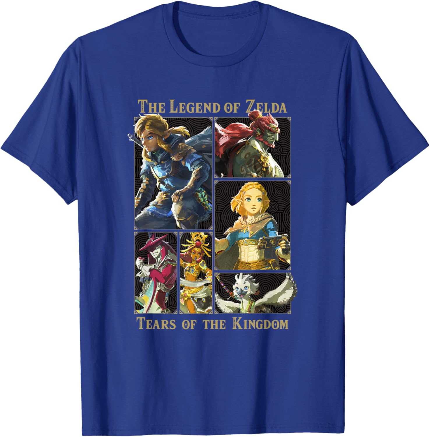 The Legend of Zelda Tears of the Kingdom Character Box Up T-Shirt - 6