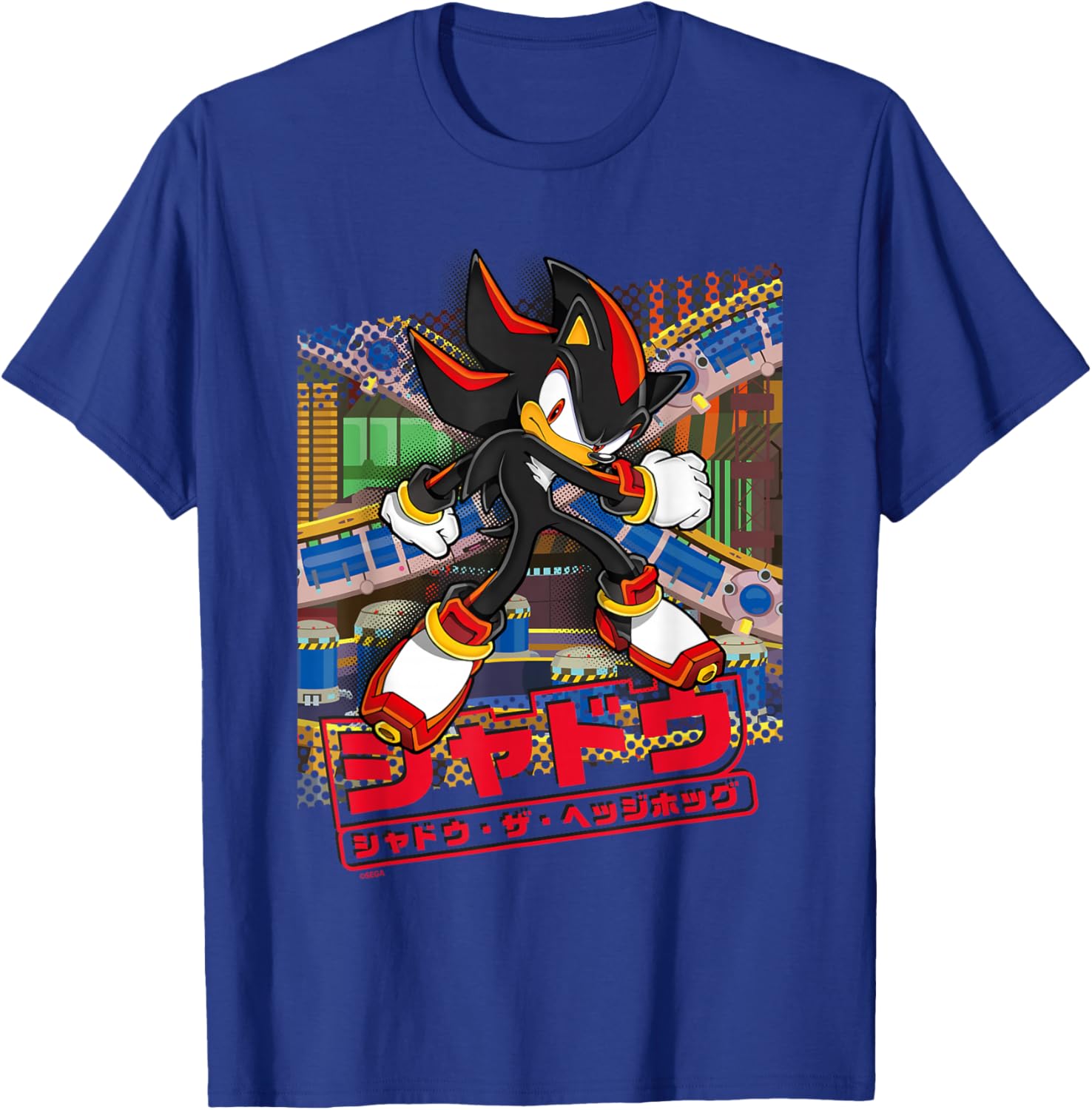 Sonic the Hedgehog Shadow T-Shirt Japanese Logo Fun Graphic Tee - 15