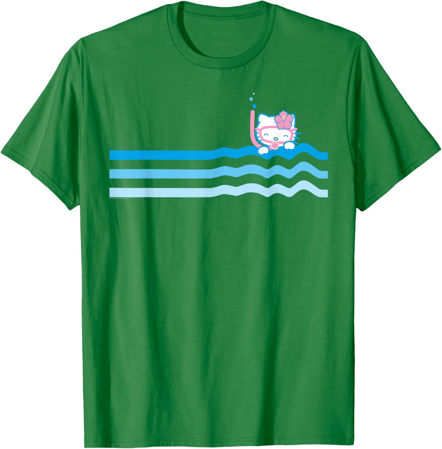 Hello Kitty Beach Scuba Snorkel T-Shirt for Men Women Kids Fun Swim Wear - 3
