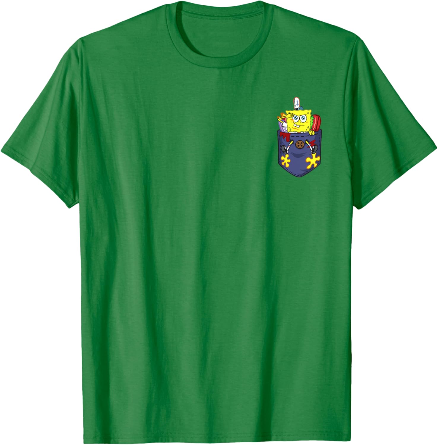 Mademark x SpongeBob SquarePants Cute SpongeBob Out of Food T-Shirt - 18