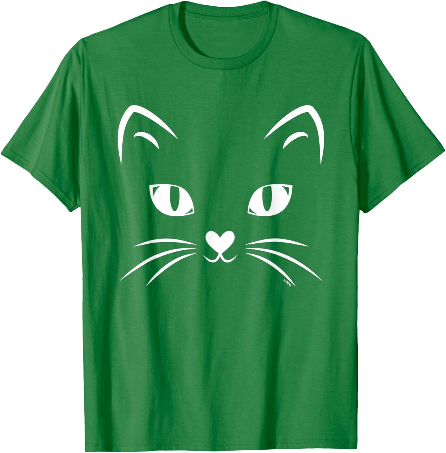 Black Cat Face Halloween Costume T-Shirt for Cat Lovers and Parties - 10