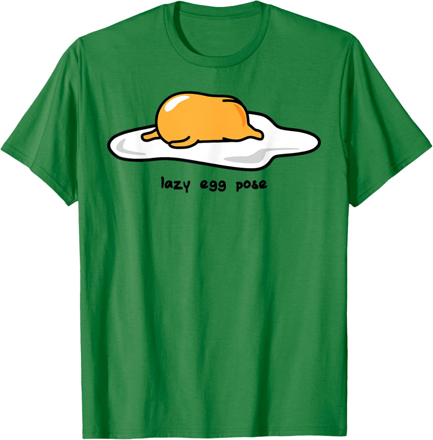 Gudetama Lazy Egg Yoga Pose T-Shirt for Fun and Comfort Lovers - 3