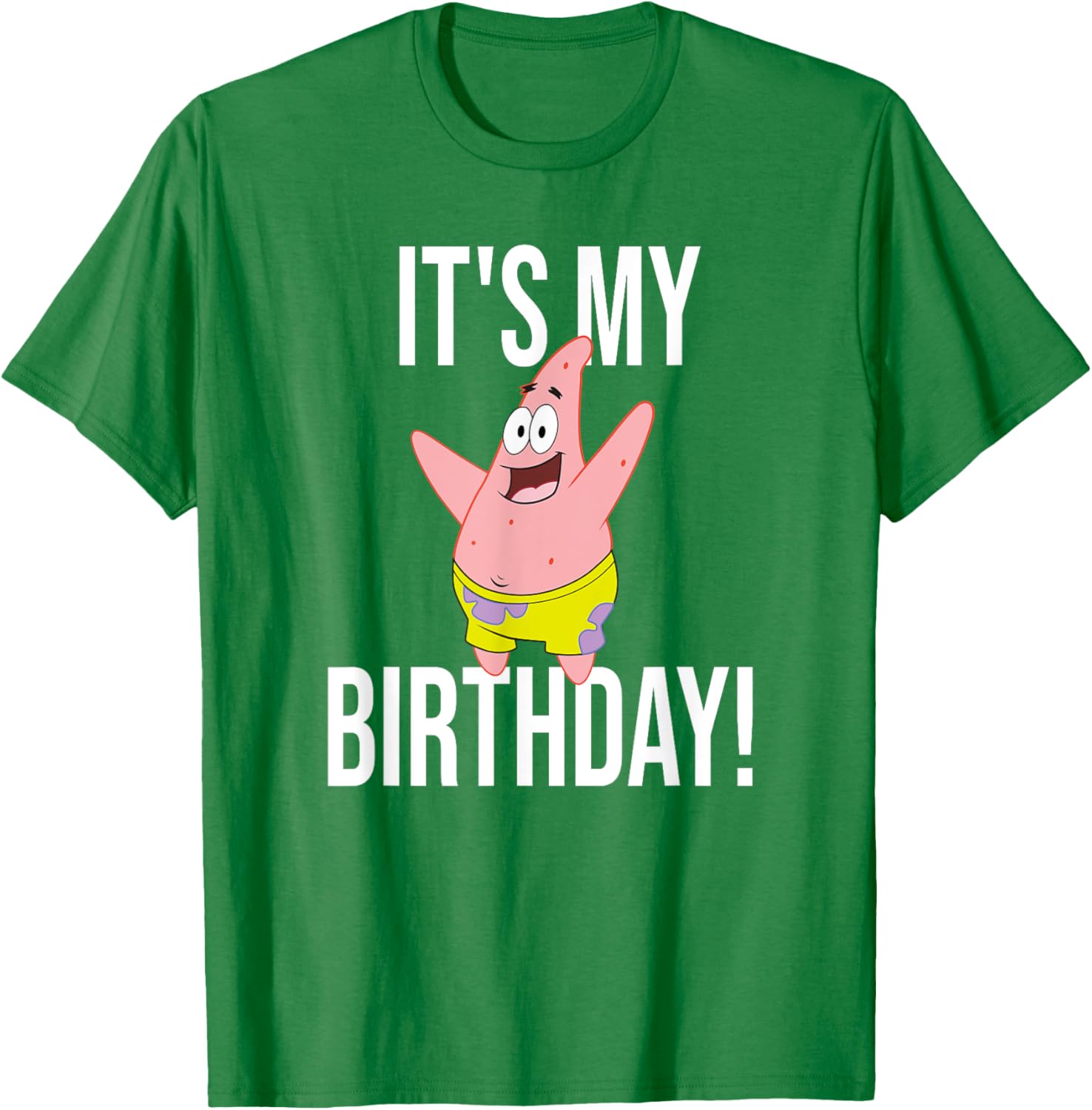 Mademark Birthday T-Shirt Featuring Patrick Star from SpongeBob SquarePants - 7