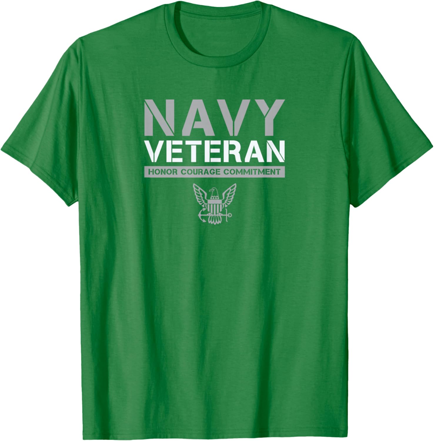US Navy Veteran Honor Courage Commitment T-Shirt - Stylish Military Apparel - 12