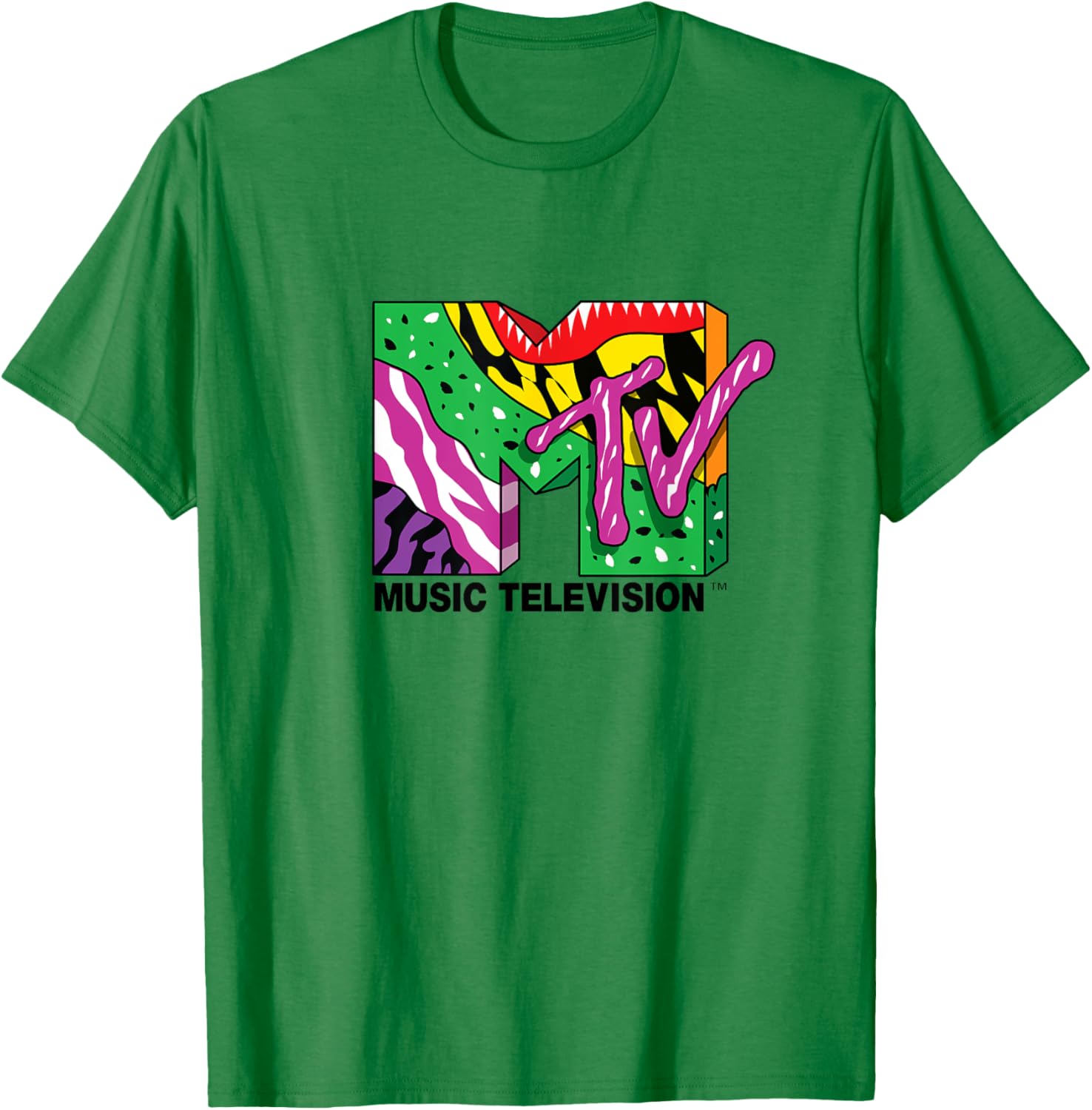 Mademark x MTV Colorful Creative Art T-Shirt Official Logo Design - 4