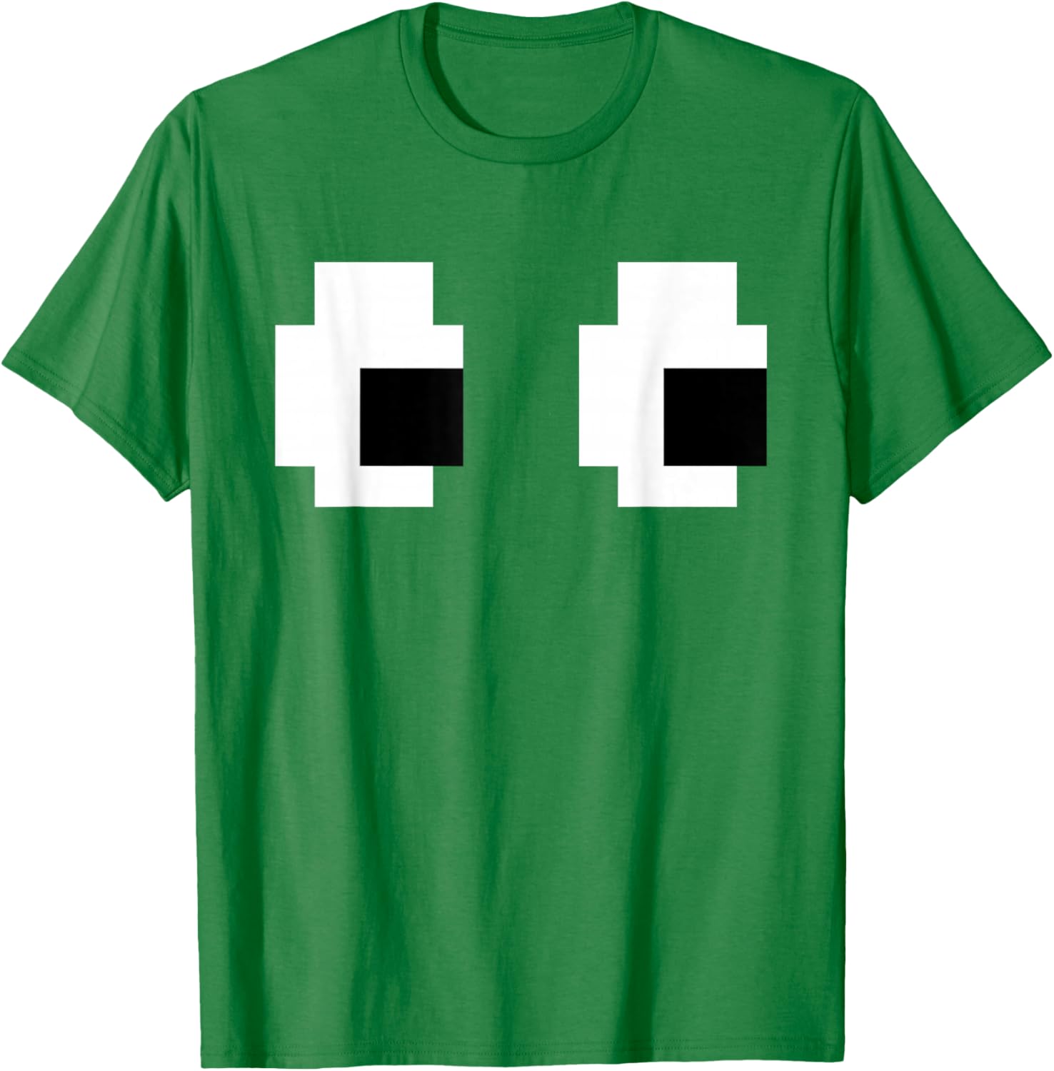 Retro Arcade Ghost Eyes Halloween T-Shirt for Fun Group Costumes - 8