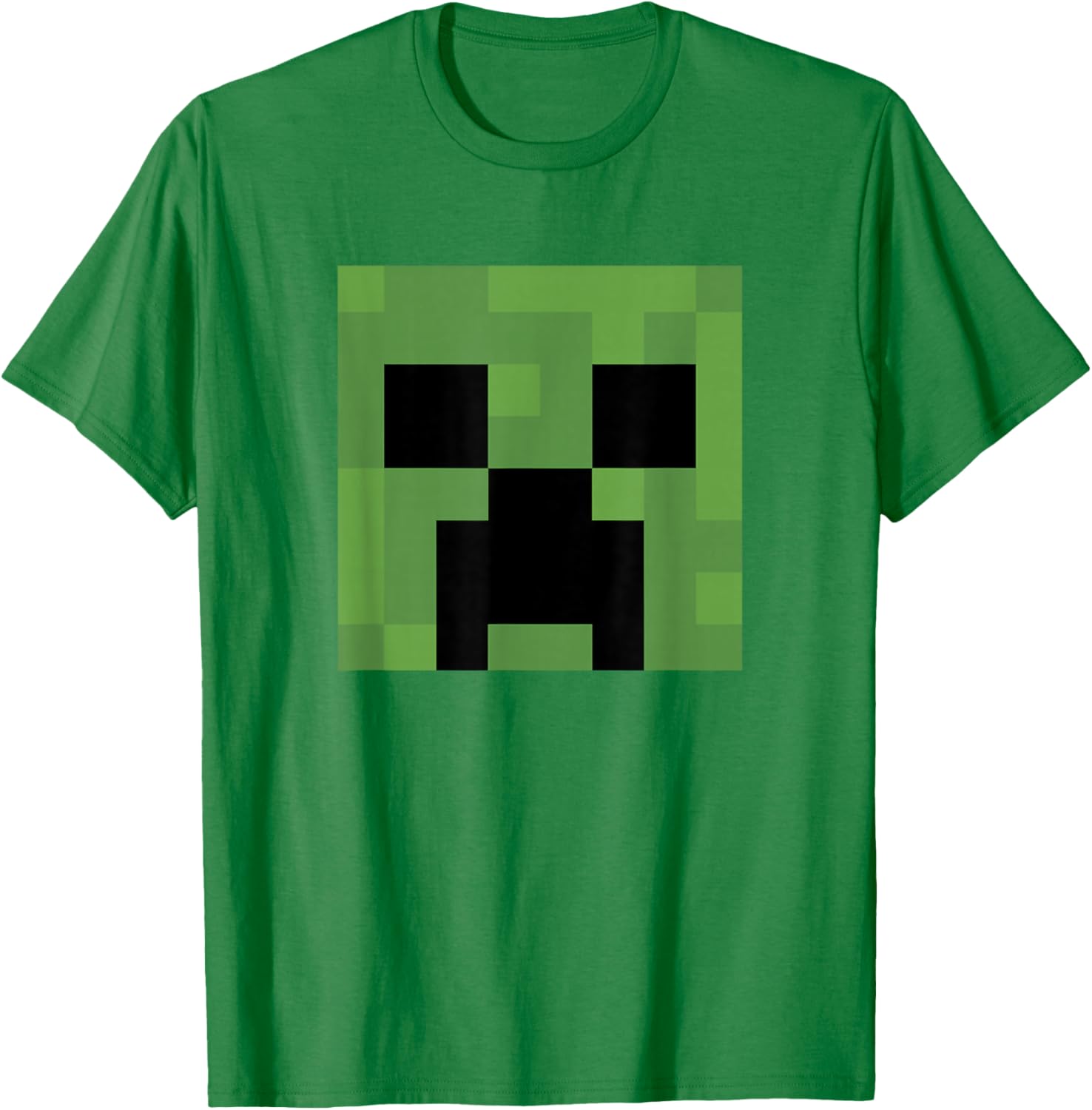 Minecraft Creeper Big Face T-Shirt for Gamers and Fans of All Ages - 12