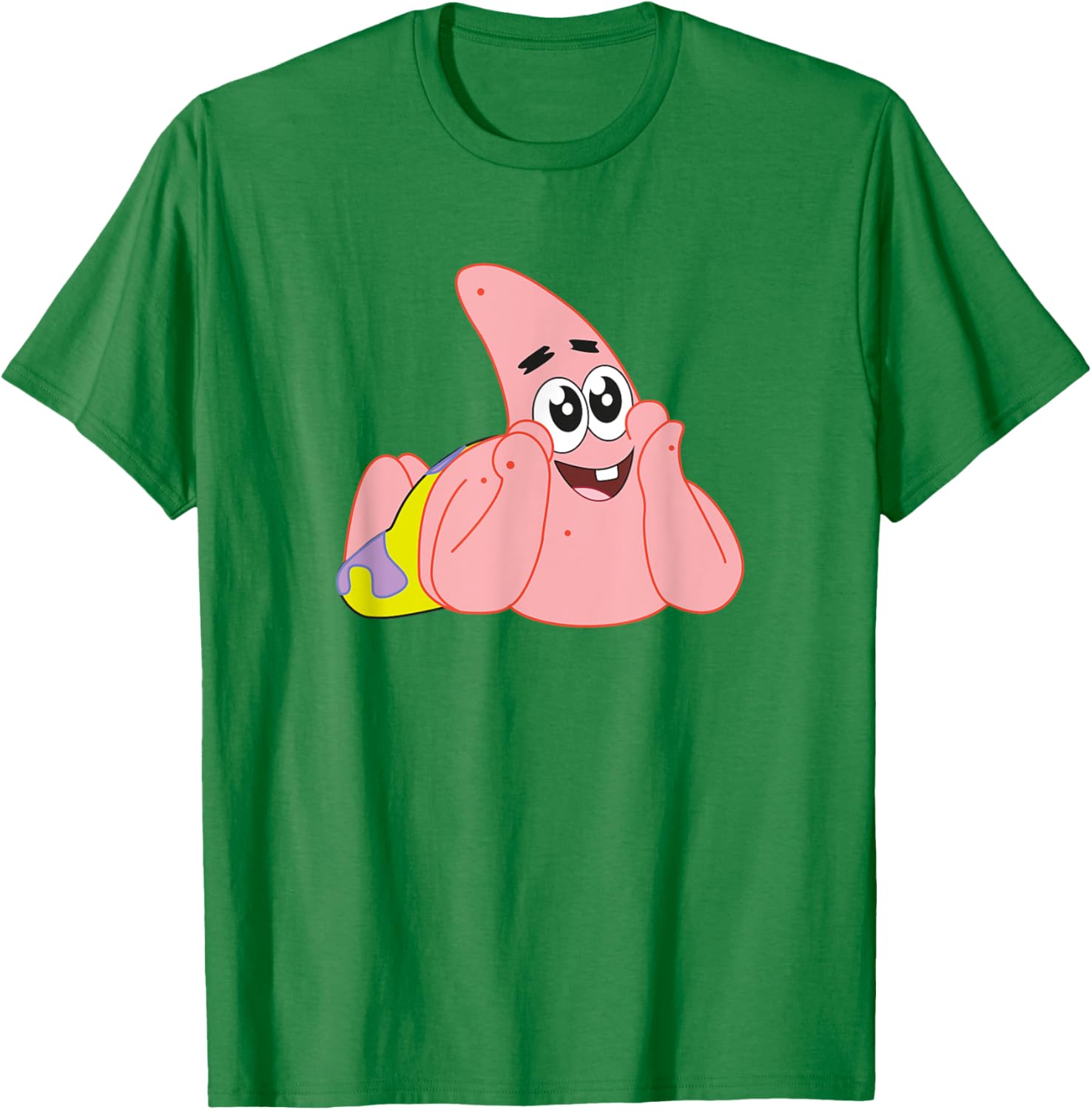 Mademark x SpongeBob Patrick Star Feelin Cute T-Shirt for Fun Style - 18
