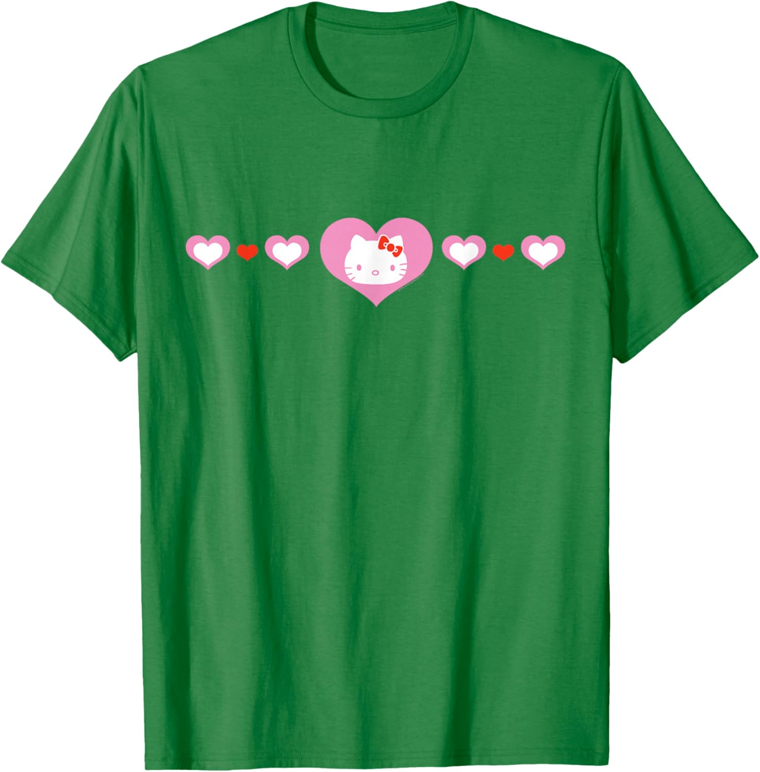 Cute Hello Kitty Hearts T-Shirt for Kids and Adults - Fashionable Apparel - 7