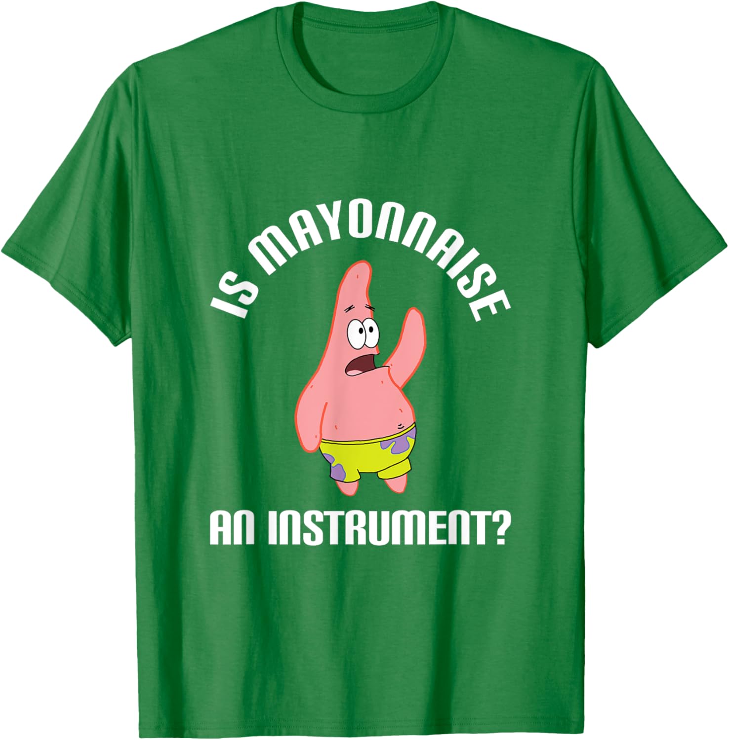 Mademark SpongeBob SquarePants Mayonnaise Instrument T-Shirt for Fans - 22