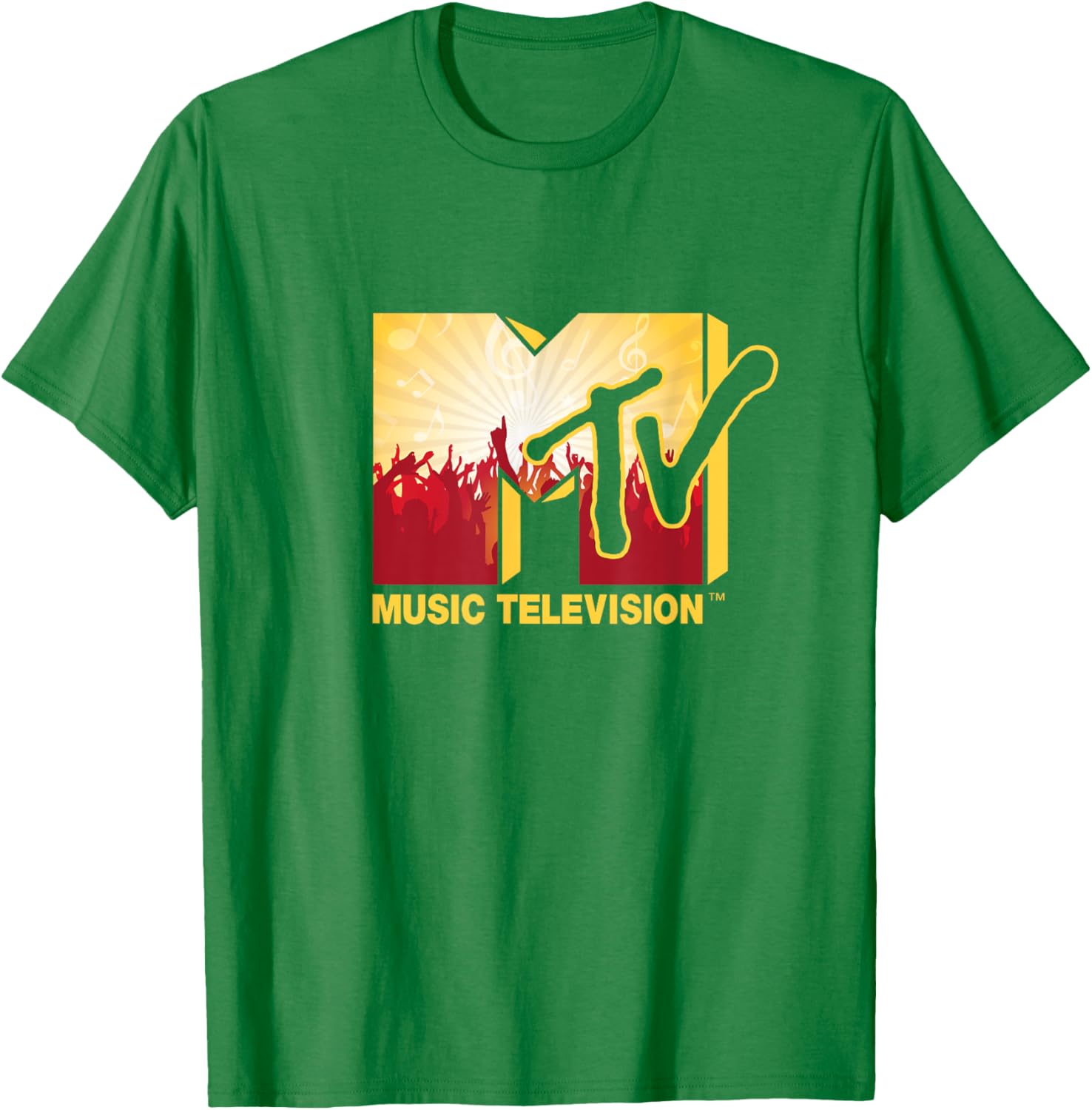 Mademark x MTV Official Logo T-Shirt with Cheerful Party Music Crowd - 14