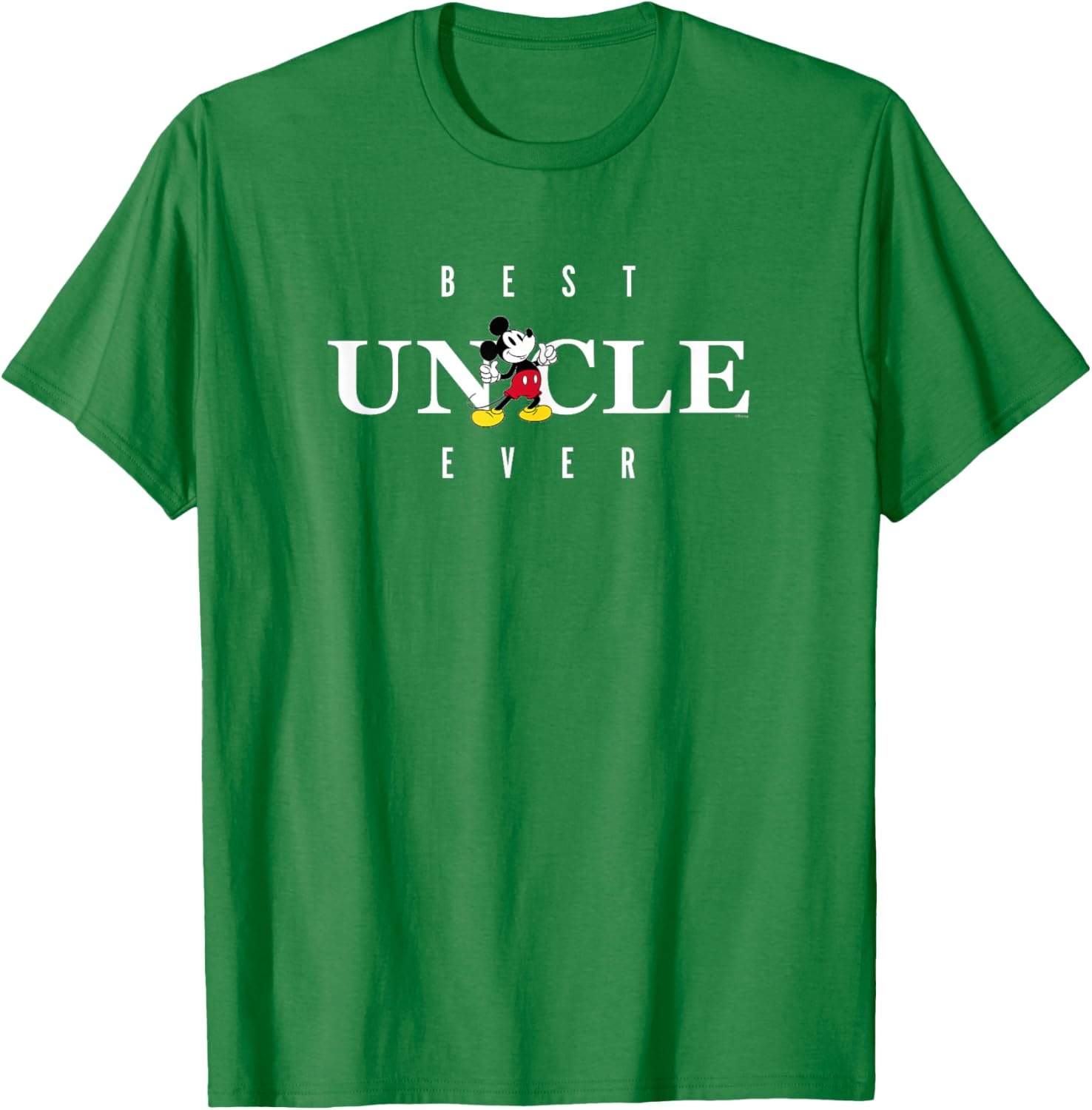Disney Mickey Mouse Best Uncle Ever T-Shirt for Father's Day Gifts - 5