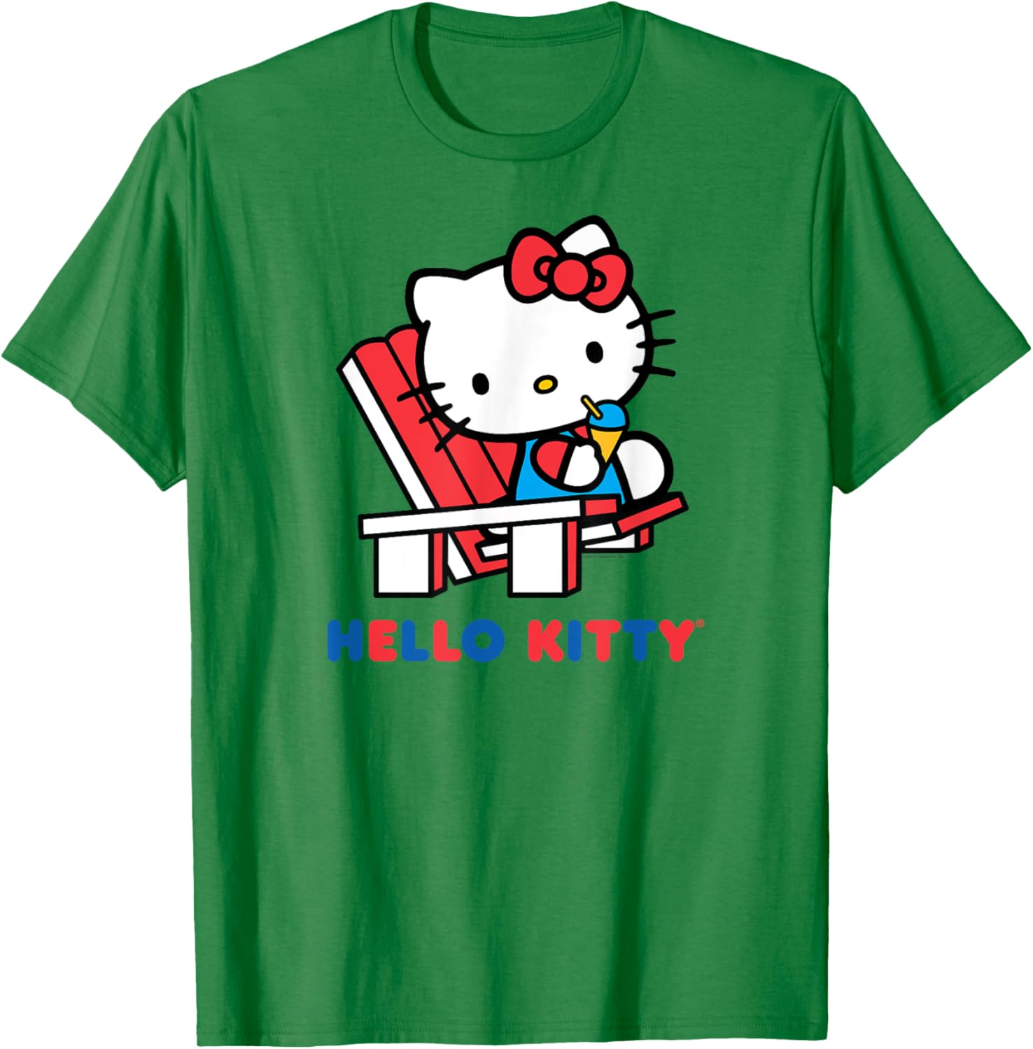 Hello Kitty Snow Cone Summer T-Shirt for Men, Women, Girls, and Kids - 19