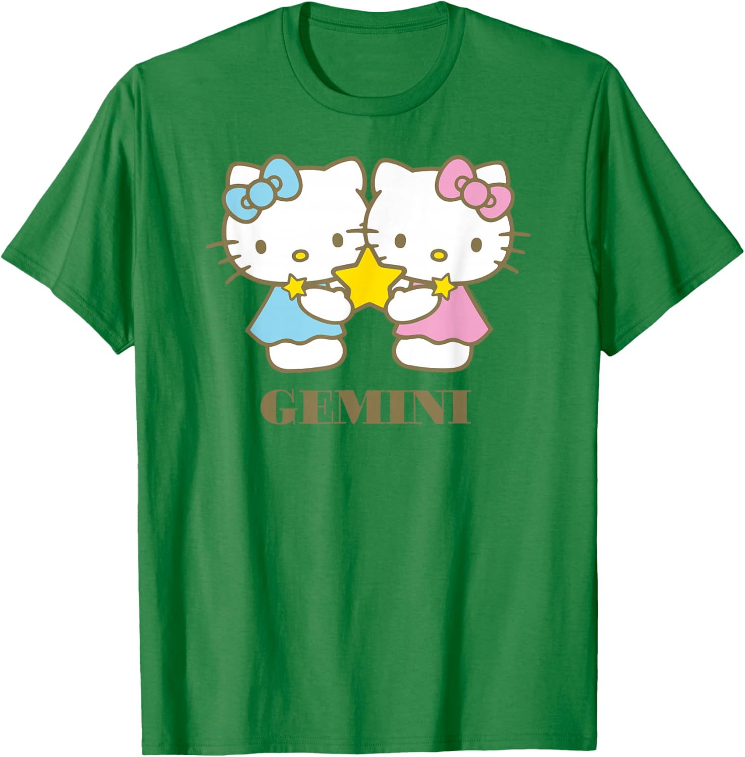 Hello Kitty Gemini T-Shirt for Zodiac Fans - Cute and Stylish Apparel - 6