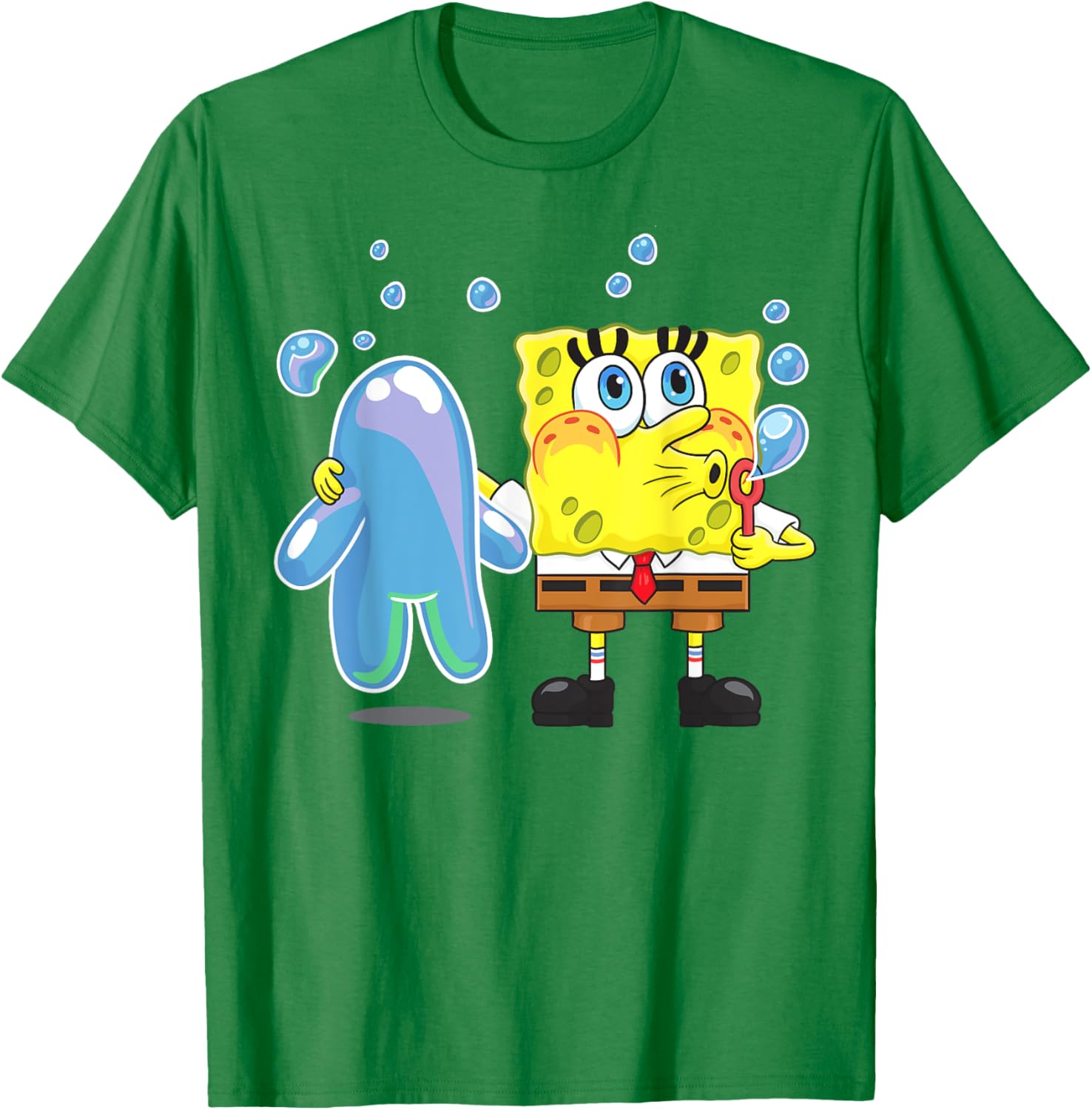 Mademark x SpongeBob SquarePants Bubble Technique T-Shirt for Fun Style - 5